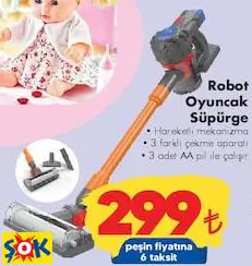 GOKİDY ROBOT OYUNCAK SÜPÜRGE OYUNCAK GOKİDY ROBOT OYUNCAK SÜPÜRGE OYUNCAK